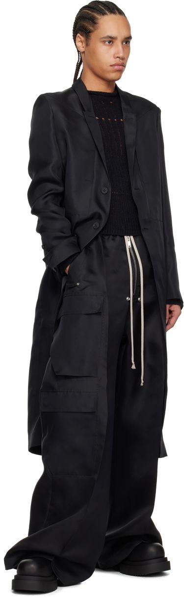 Cargo housut Rick Owens Rick Owens Hollywood Cargobelas Cargo Pants Musta | RR01E5339 SG, 3