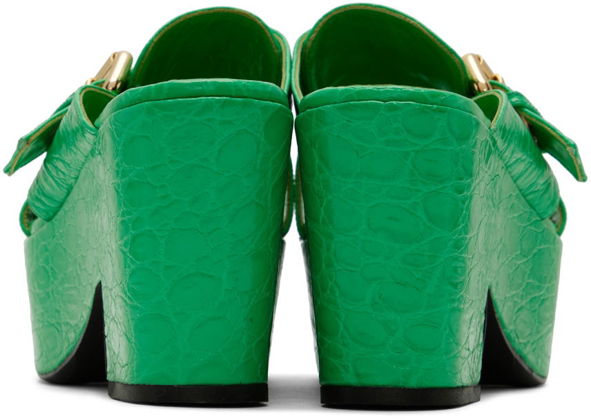 Asusteet BY FAR BY FAR Lenka Heeled Sandals Vihreä | 22SSLNKSPGCCE, 1