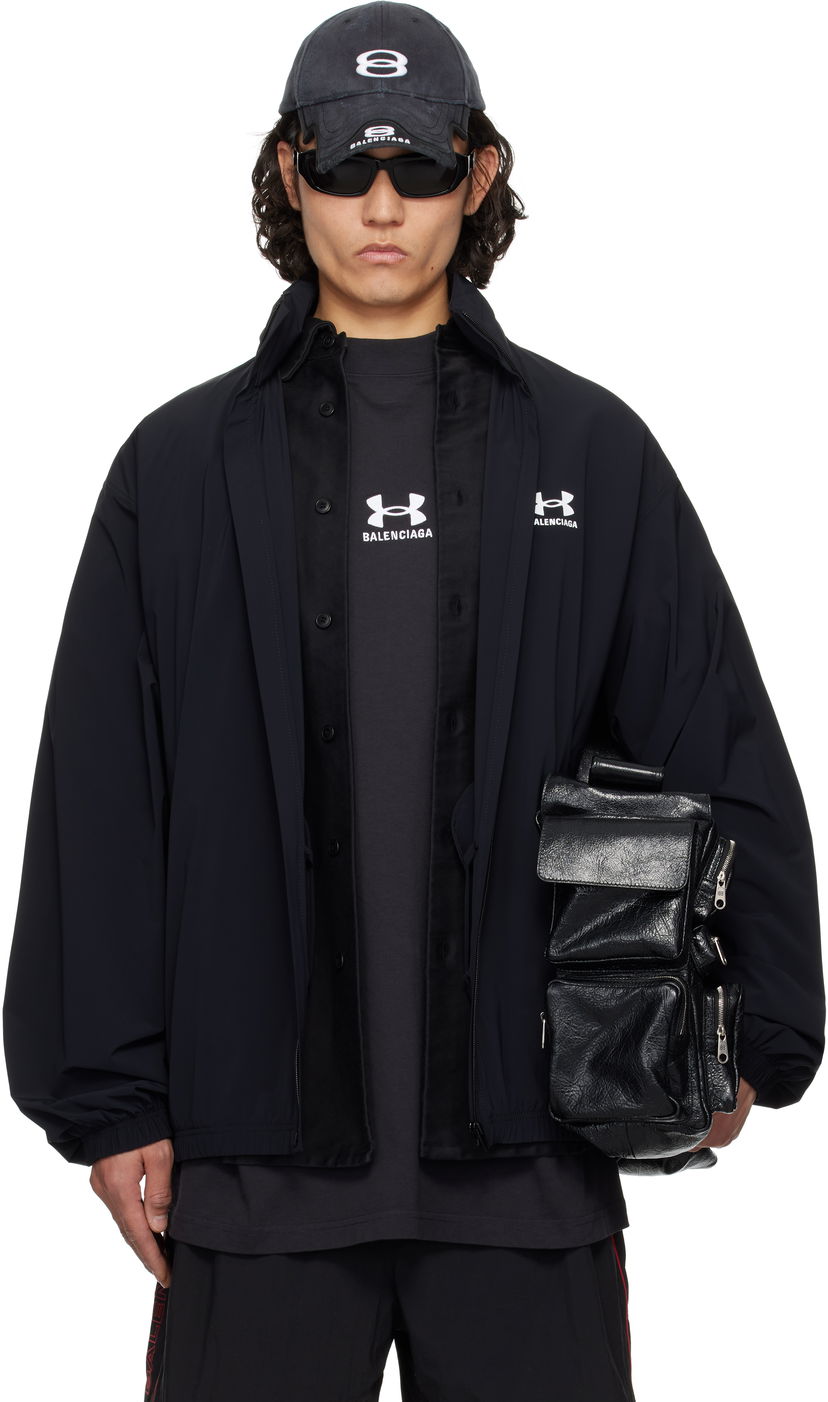 Tuulitakki Balenciaga Under Armour Edition Windbreaker Jacket by Balenciaga Musta | 814127TQO35