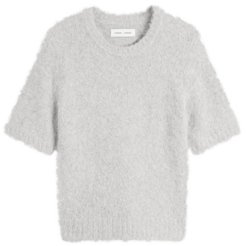 Crop top Samsoe Samsoe Samsøe Samsøe Sajeanne Knit Top Harmaa | F24400073-CLR000657