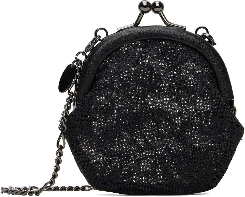 Lompakko Yohji Yamamoto YOHJI YAMAMOTO Clasp Coin Purse Musta | DP-A09-901