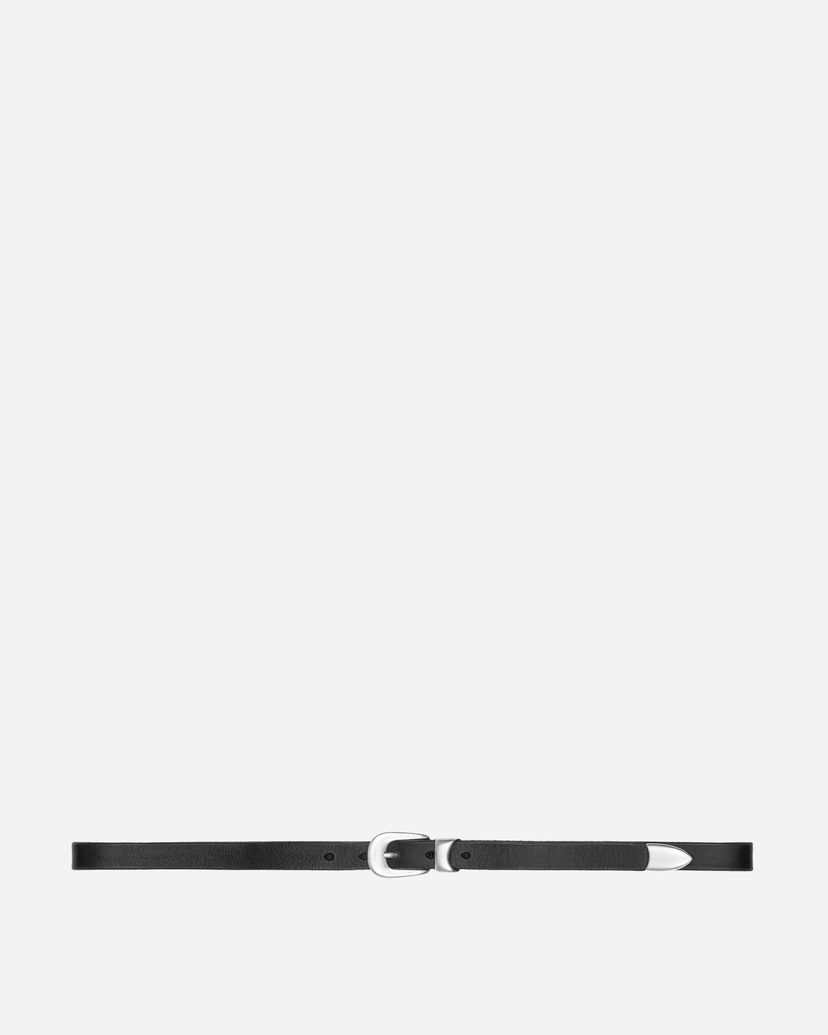 Vyöt OUR LEGACY Narrow Leather Belt Musta | A2208BBLA 001