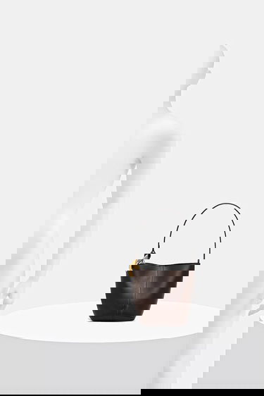 Käsilaukku JW Anderson JW Anderson The Jwa Corner Small Bucket Bag Ruskea | HB0740.LA0232, 5