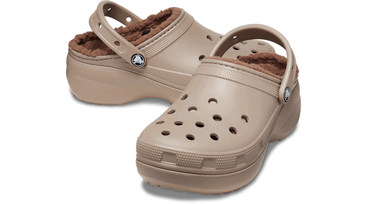 Tennarit ja kengät Crocs Platform Lined Clogs Beige | 207938-195, 1