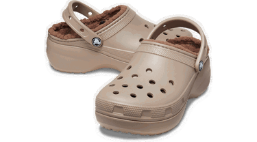 Tennarit ja kengät Crocs Platform Lined Clogs Beige | 207938-195, 1