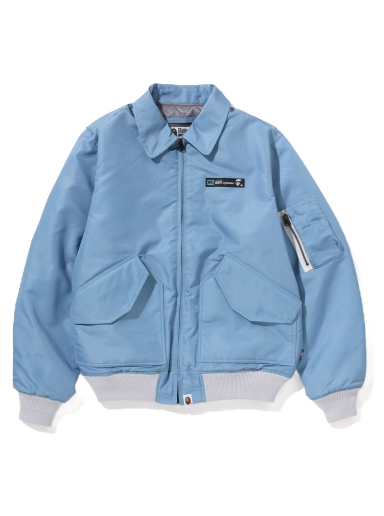 Takki BAPE Honeycomb Ripstop Bomber Jacket Sininen | 1J30-141-002