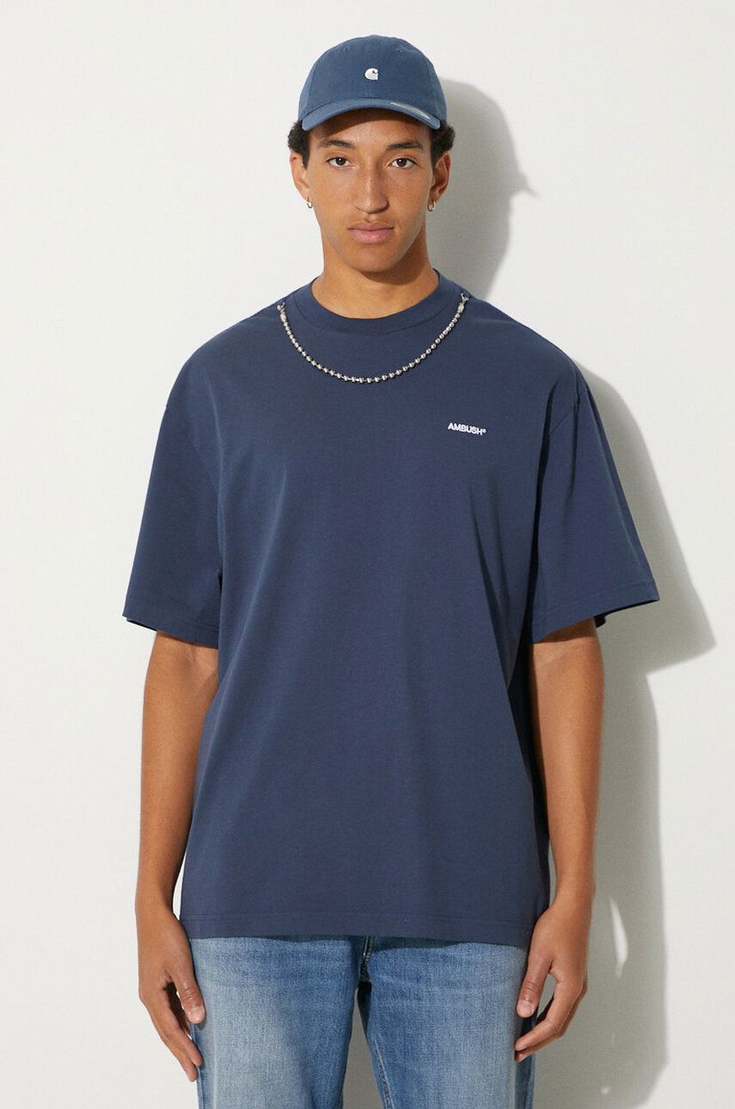 T-paita Ambush Ballchain Graphic T-Shirt Sininen | BMAA001F24JER0014501