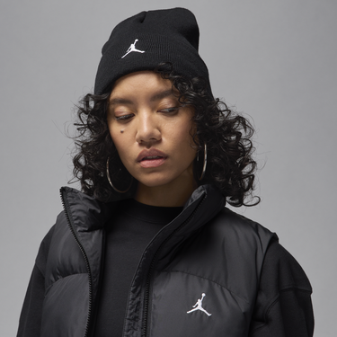 Pipo Jordan Peak Satin-Lined Beanie Musta | HJ3224-010, 0
