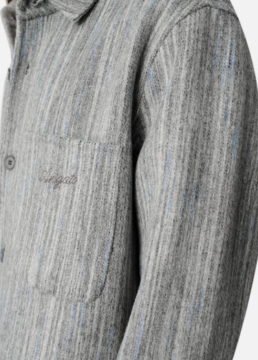 Paita AXEL ARIGATO Aidan Striped Button-Down Shirt Harmaa | A3308001, 6