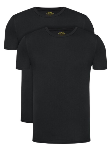 T-paita Polo by Ralph Lauren Crew Base Layer Tee - 2 Pack Musta | 714835960001