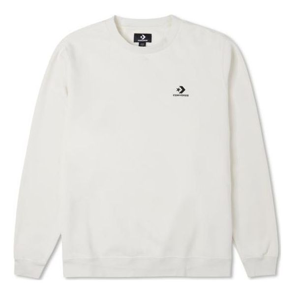 Villapaita Converse Star Chevron Crew Sweatshirt Valkoinen | 10024510-A11