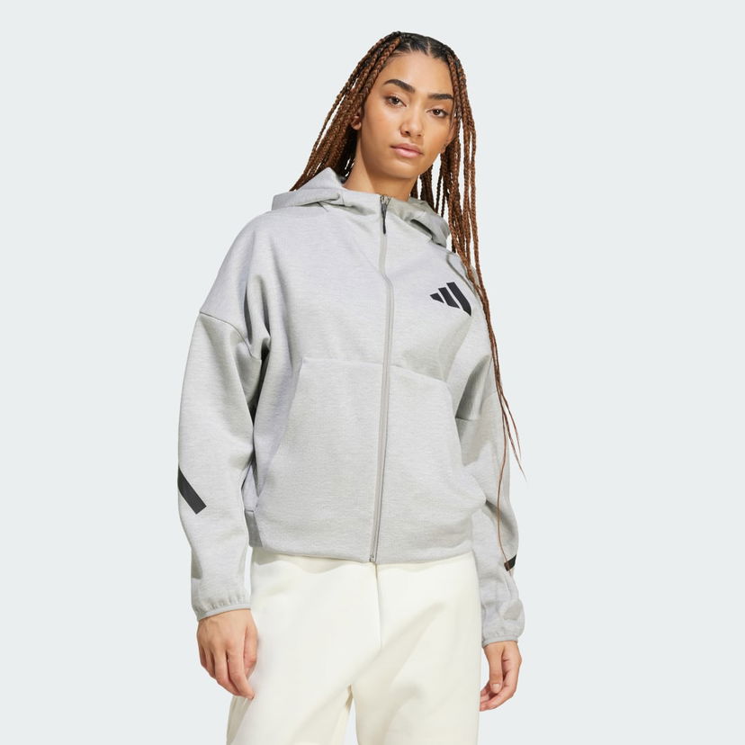 Huppari adidas Performance Z.N.E. Full-Zip Harmaa | JD9593