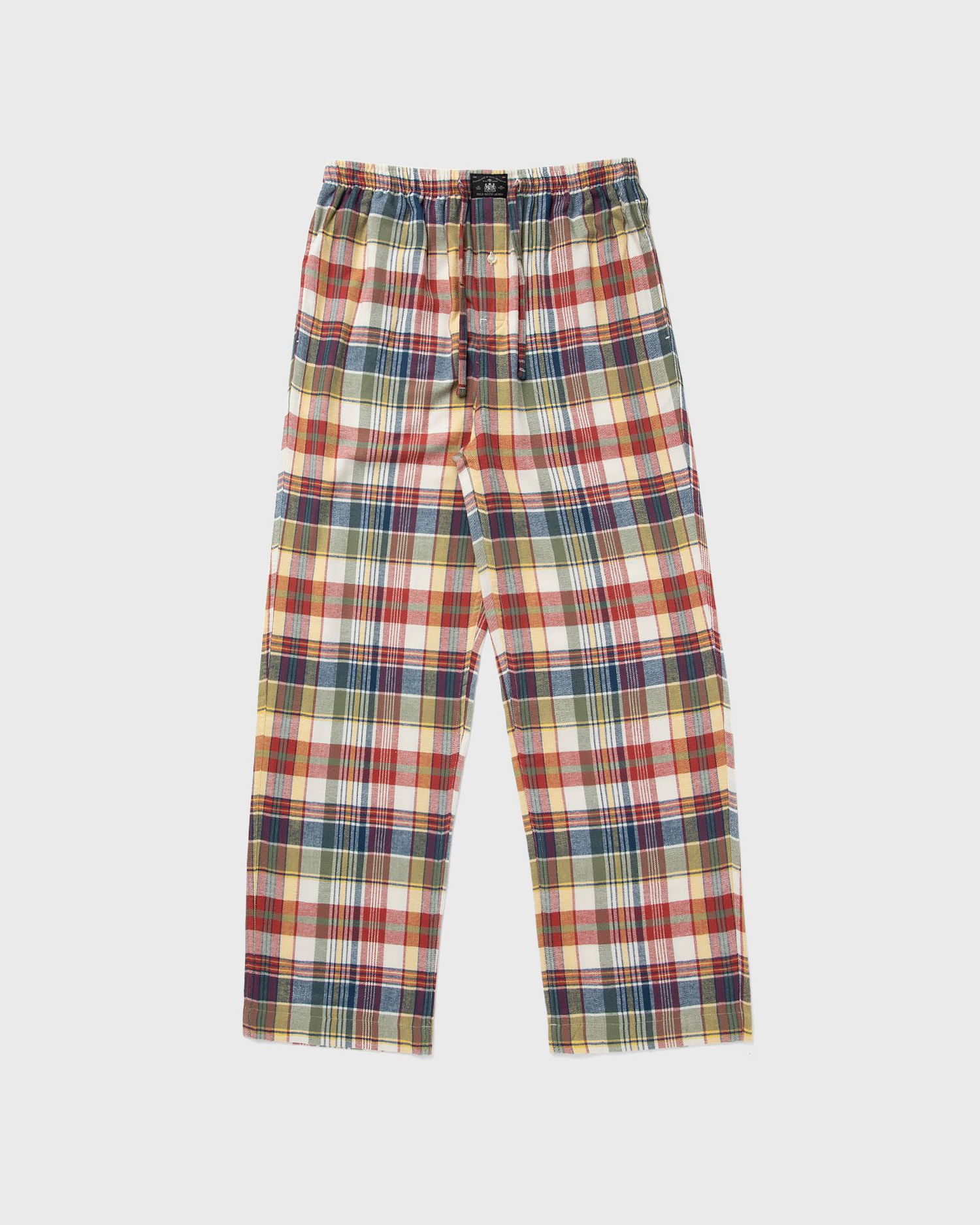 Pyjama Polo by Ralph Lauren Plaid Sleep Pants with Drawstring Monivärinen | 714915970006, 0