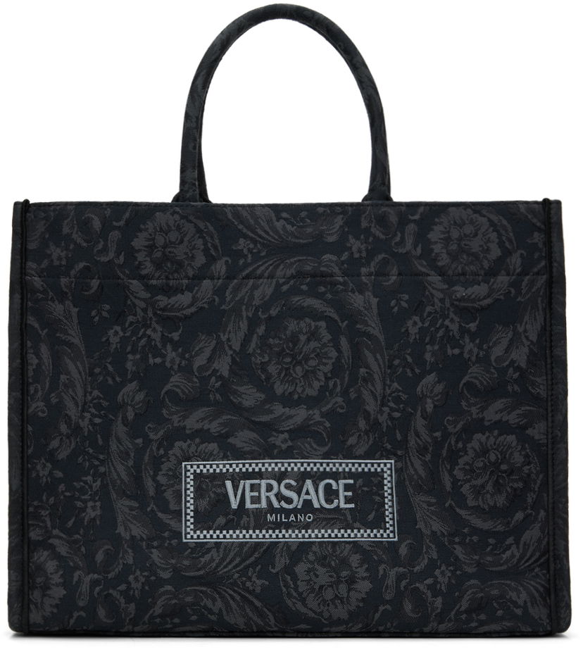 Kangaskassi Versace Barocco Athena Large Tote Musta | 1013152_1A09741