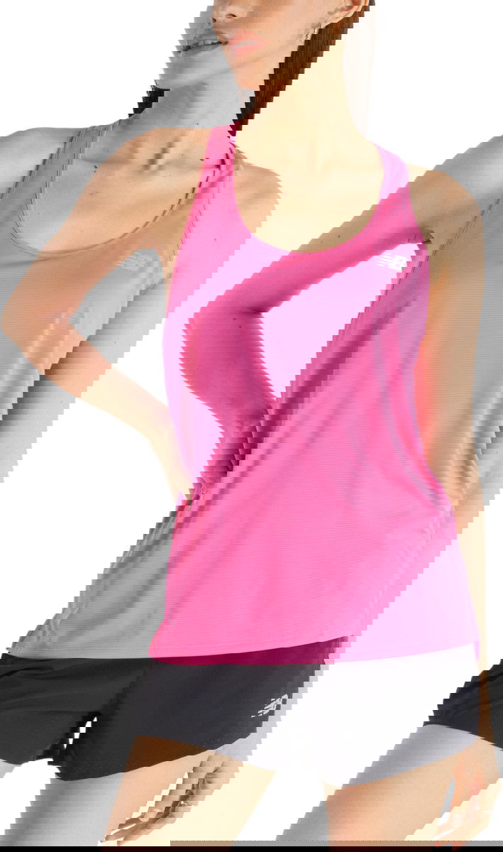 Tankkitoppi New Balance Essentials Tank Top Vaaleanpunainen | wt41220-hip