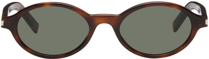 Aurinkolasit Saint Laurent Saint Laurent SL 751 Jeanne Oval Sunglasses Ruskea | SL 751 JEANNE-003