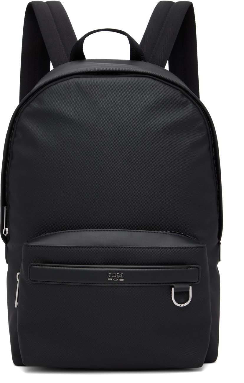 Reppu BOSS BOSS Smooth & Structured Backpack Musta | 50548779