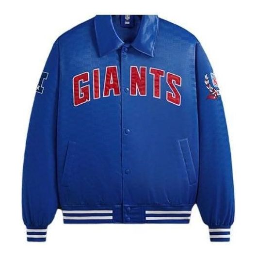 Bomber-takki KITH Giants Satin Bomber Jacket Sininen | KHM010427-412