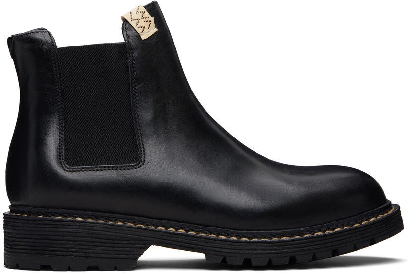 Tennarit ja kengät visvim Gornergrat Mid-Folk Chelsea Boots Musta | 0125202002006