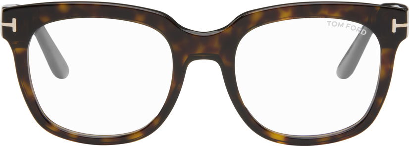 Aurinkolasit Tom Ford Tom Ford Full Rim Square Acetate Glasses Ruskea | FT5537-B_52052