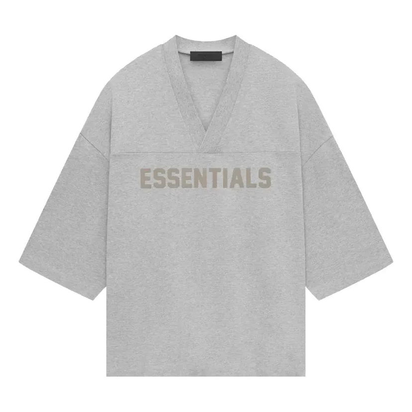 T-paita Fear of God Essentials Heavy Jersey Football T-Shirt Harmaa | 125SP244106F