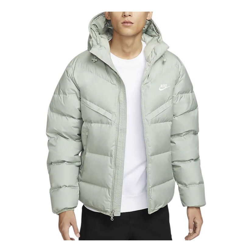 Puffer takki Nike Men's Storm-FIT Windrunner Hooded Jacket Vihreä | HQ0897-370