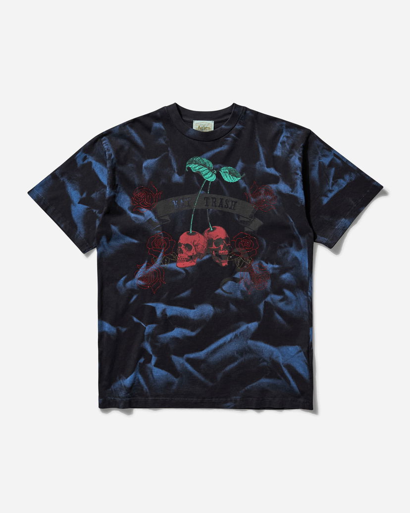 T-paita Aries Sprayed Trash Cherries T-Shirt Musta | AR6001503 MLT