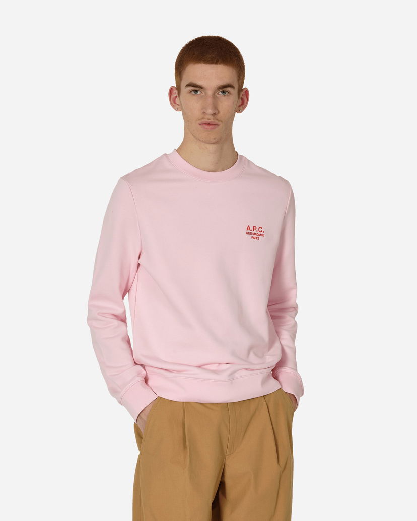 Villapaita A.P.C. Rider Crewneck Vaaleanpunainen | COEZD-H27699 TFE