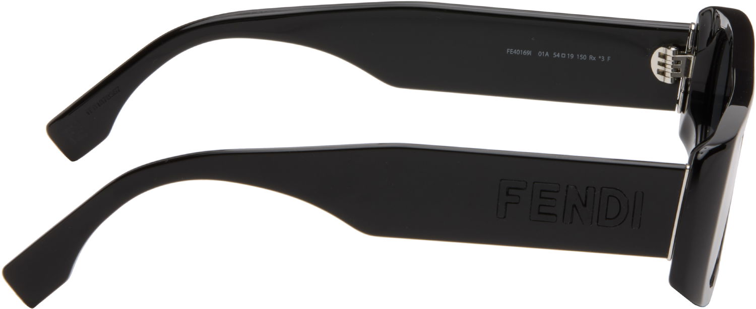 Aurinkolasit FENDI Signature Thick-Frame Sunglasses Musta | FE40169IM5401A 840126860160, 1