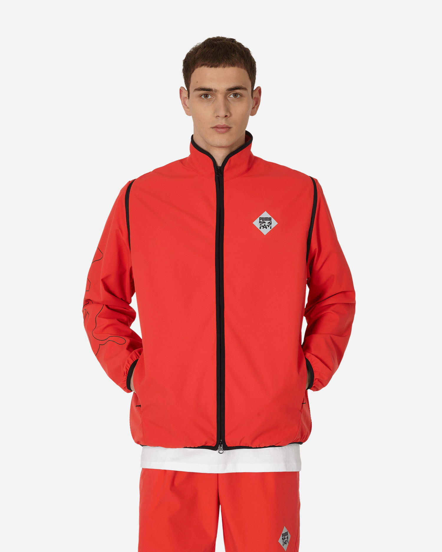Takki Puma x P.A.M. Zip-Off Jacket Punainen | 538809-79, 0