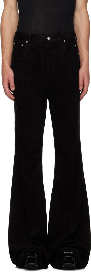 Housut Rick Owens Concordians Bolan Bootcut Trousers Musta | RU02E1335 MLC9, 0