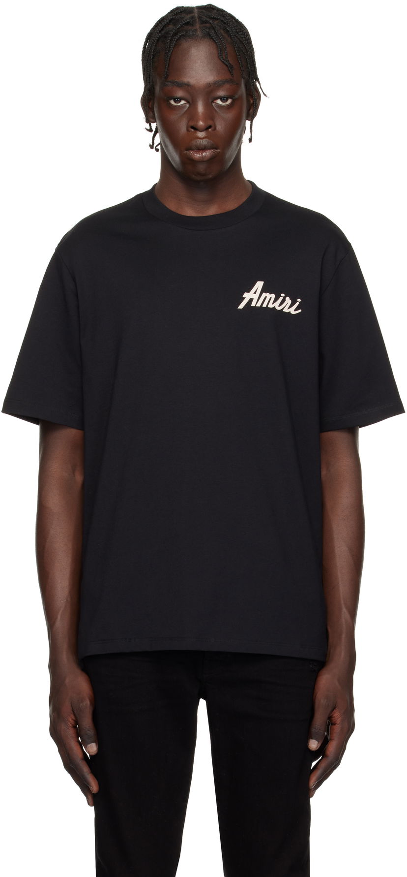 T-paita AMIRI Black 'City' T-Shirt Musta | AMJYTE1146