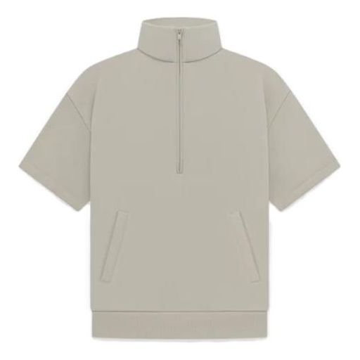 Villapaita Fear of God Essentials 3/4 Sleeve Half Zip Pullover Harmaa | 192BT224313F