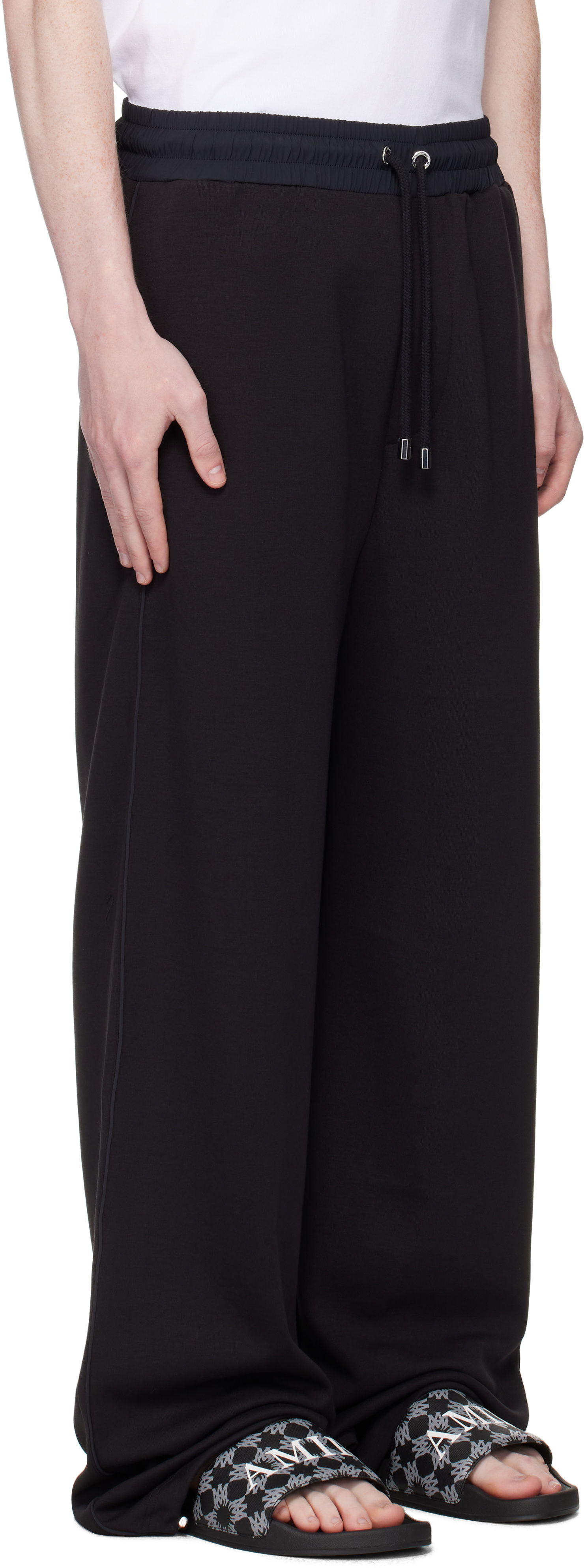 Verryttelyhousut AMIRI AMIRI Lounge Track Sweatpants Musta | AMPATP1022, 1