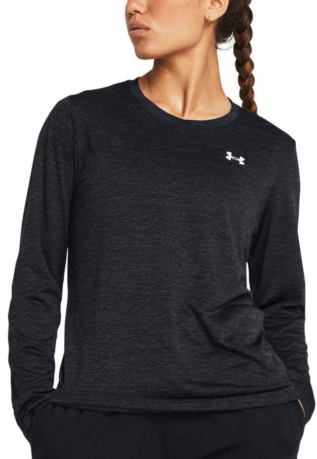 T-paita Under Armour Under Armour Tech Twist Long Sleeve T-Shirt Musta | 1384226-001