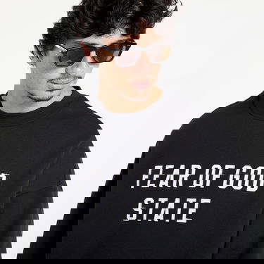 Huppari Fear of God Fear of God Essentials 90's Crewneck Sweatshirt Musta | 192SP256550F-861, 1