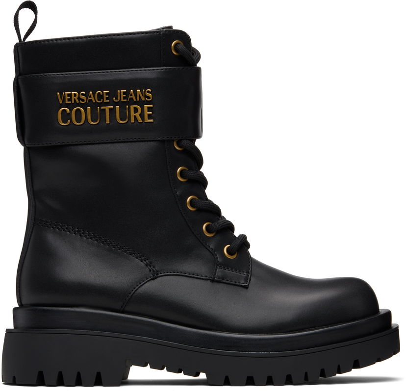 Tennarit ja kengät Versace Versace Jeans Couture Logo Hardware Boots Musta | E79VA3S64_E71570
