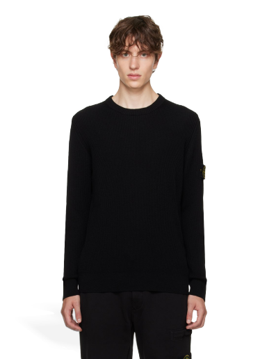 Villapaita Stone Island Rib Musta | 7915553C2