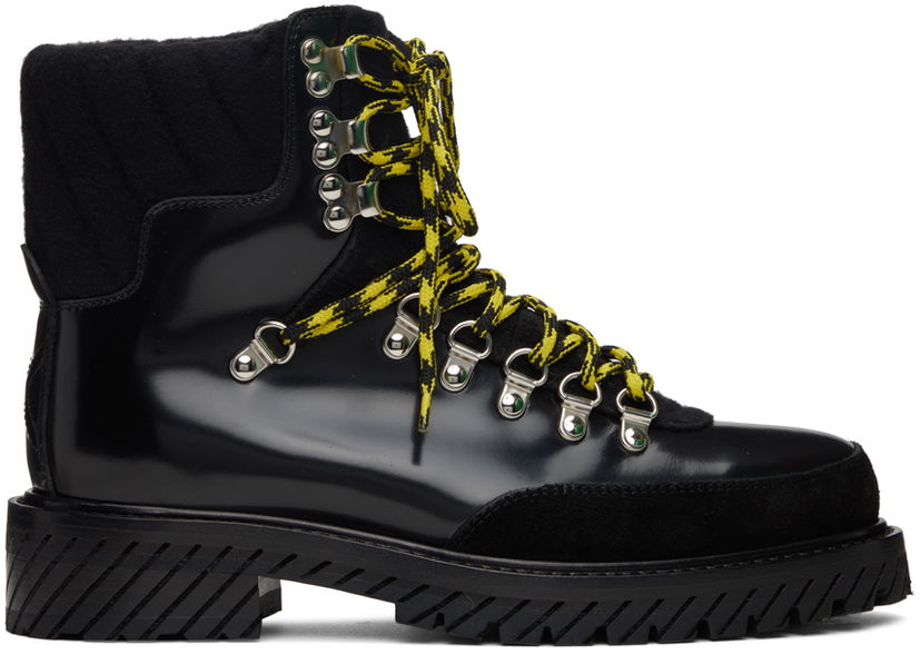 Tennarit ja kengät Off-White Gstaad Lace-Up Boots Musta | OMID028F23LEA0011010