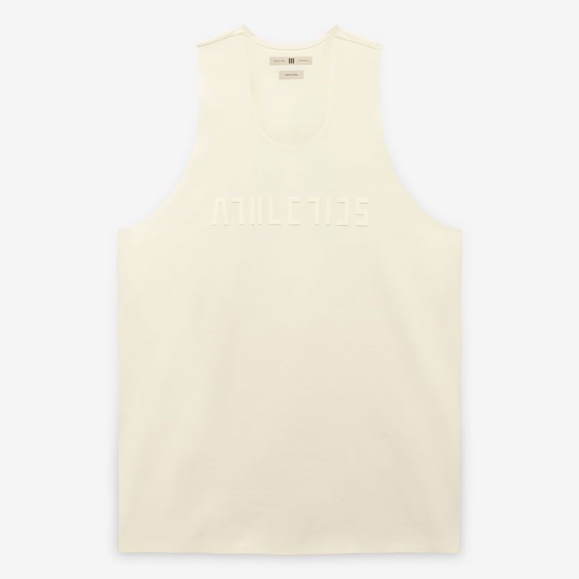 Tankkitoppi adidas Performance Fear of God Athletics Quickdry Jersey Performance Tank Top Valkoinen | JZ4906