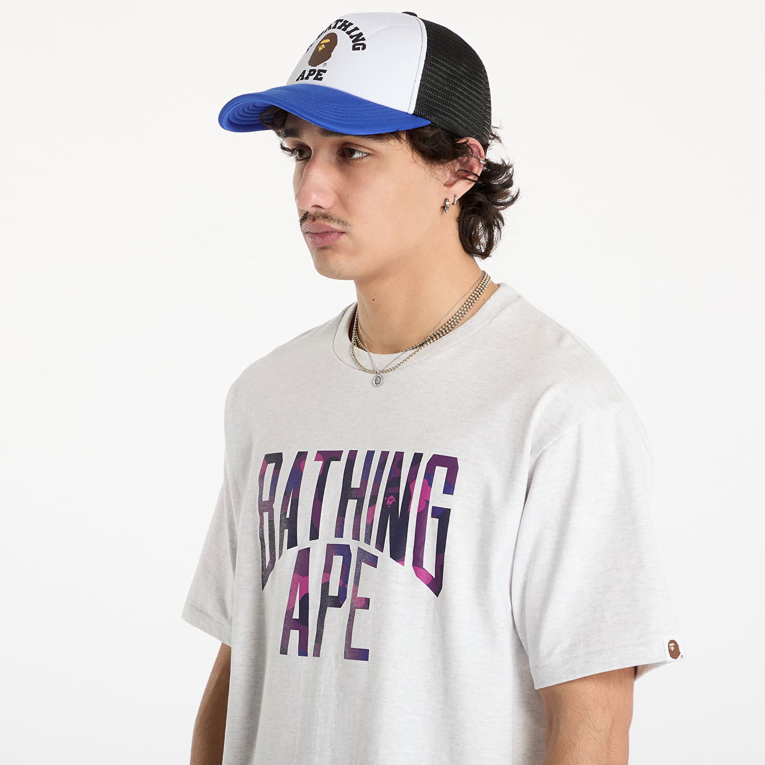 T-paita BAPE Color Camo Ape Tee Harmaa | 001TEK801023M GRA, 1