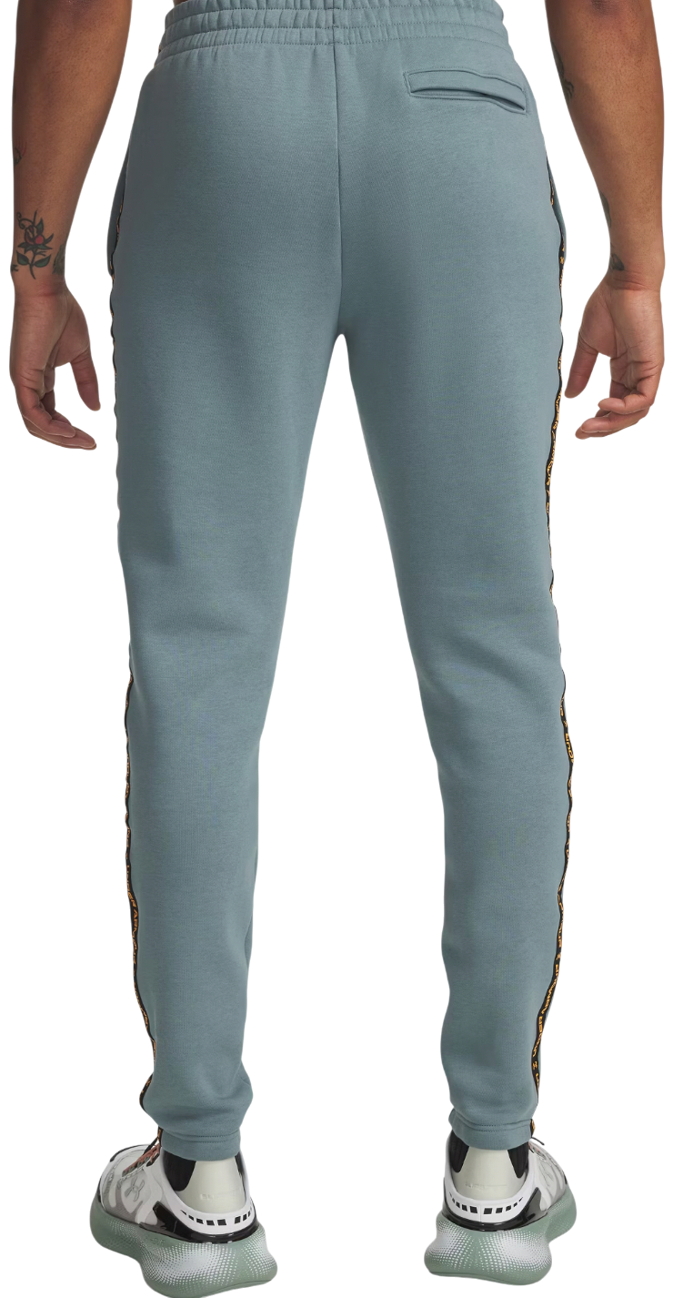 Verryttelyhousut Under Armour Icon Fleece Jogger Taping Turkoosi | 1389358-587, 1