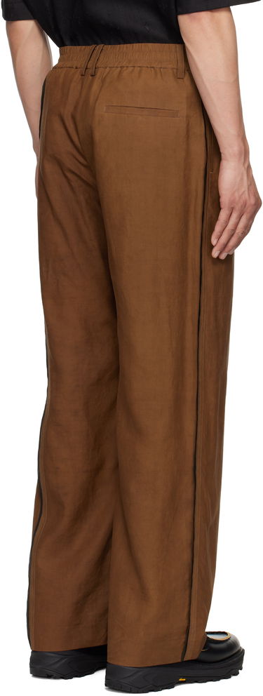 Housut Feng Chen Wang Feng Chen Wang Silk Trousers Ruskea | FENG19TR16, 2