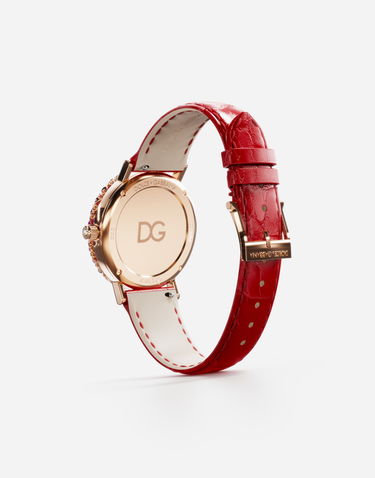 Katsella Dolce & Gabbana Dolce & Gabbana Iris Rose Gold Watch with Multi-Colored Gems and Diamonds Punainen | WWLB2GXA0XAR3723, 3