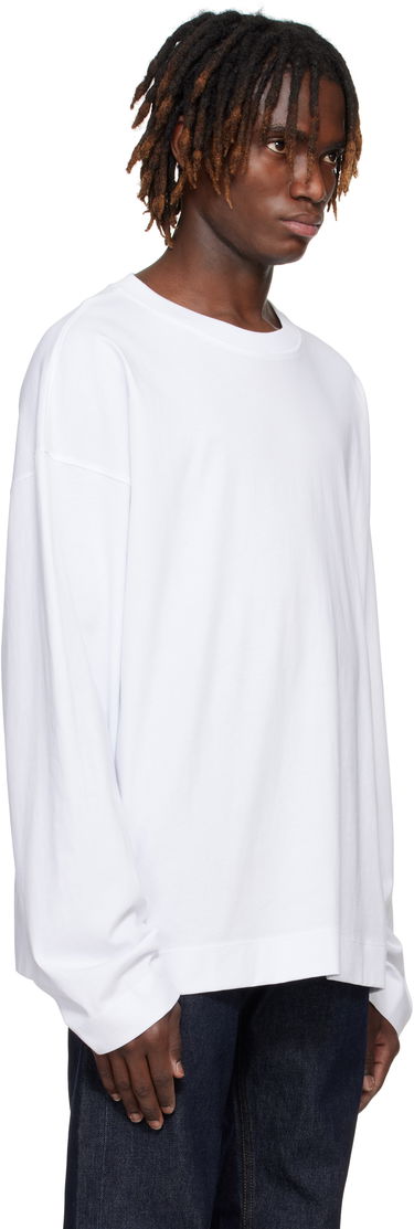 Villapaita Dries Van Noten Dries Van Noten Long Sleeve T-Shirt Valkoinen | 251-021112-1603, 1