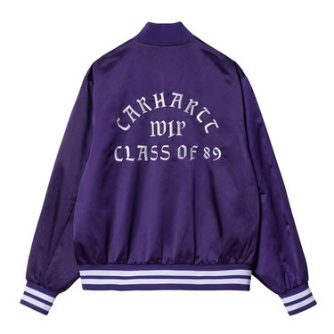 Bomber-takki Carhartt WIP Class of 89 Bomber Jacket Violetti | I032992_23O_XX, 1