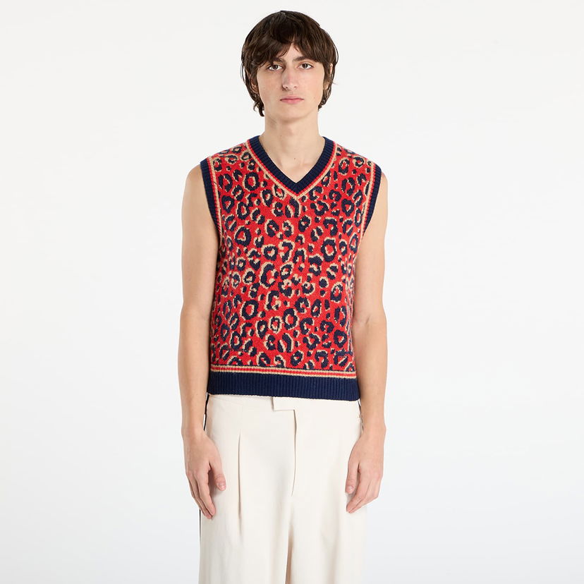 Liivi adidas Originals Wales Bonner Leopard Print Knit Vest Monivärinen | KD0335