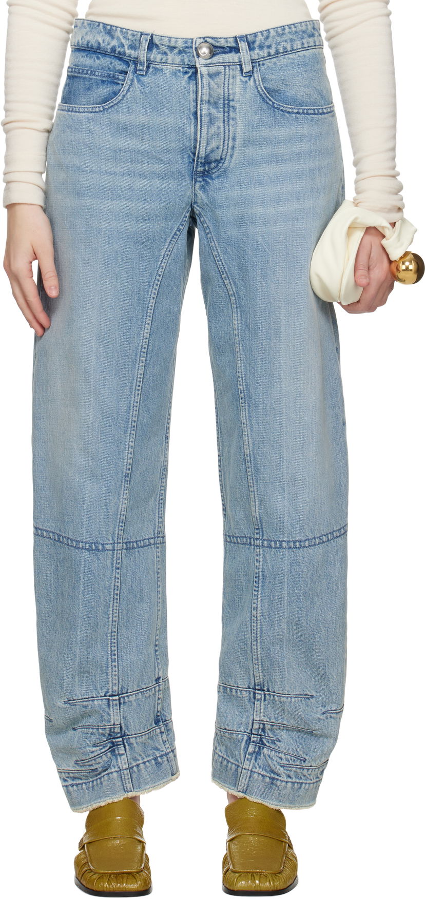 Jeans Jil Sander Jil Sander Darted Jeans Sininen | J02KA0332_J46463