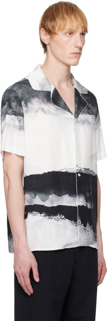 Paita Balmain Balmain Pyjama Moon Print Shirt Valkoinen | EH0HN087VI27, 1