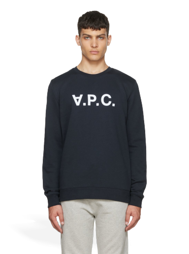 Huppari A.P.C. Cotton Tummansininen | COECQ-H27378